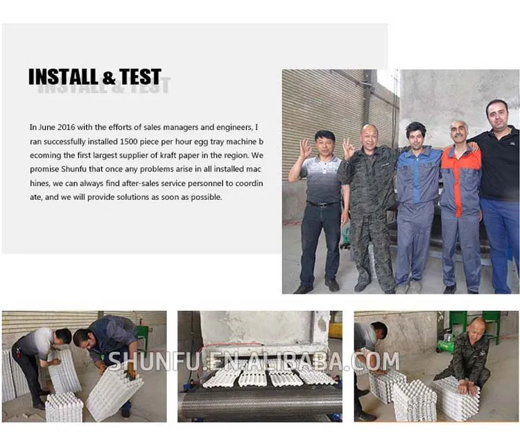 Turkey / Nanya automatic paper egg tray packaging machine factory price