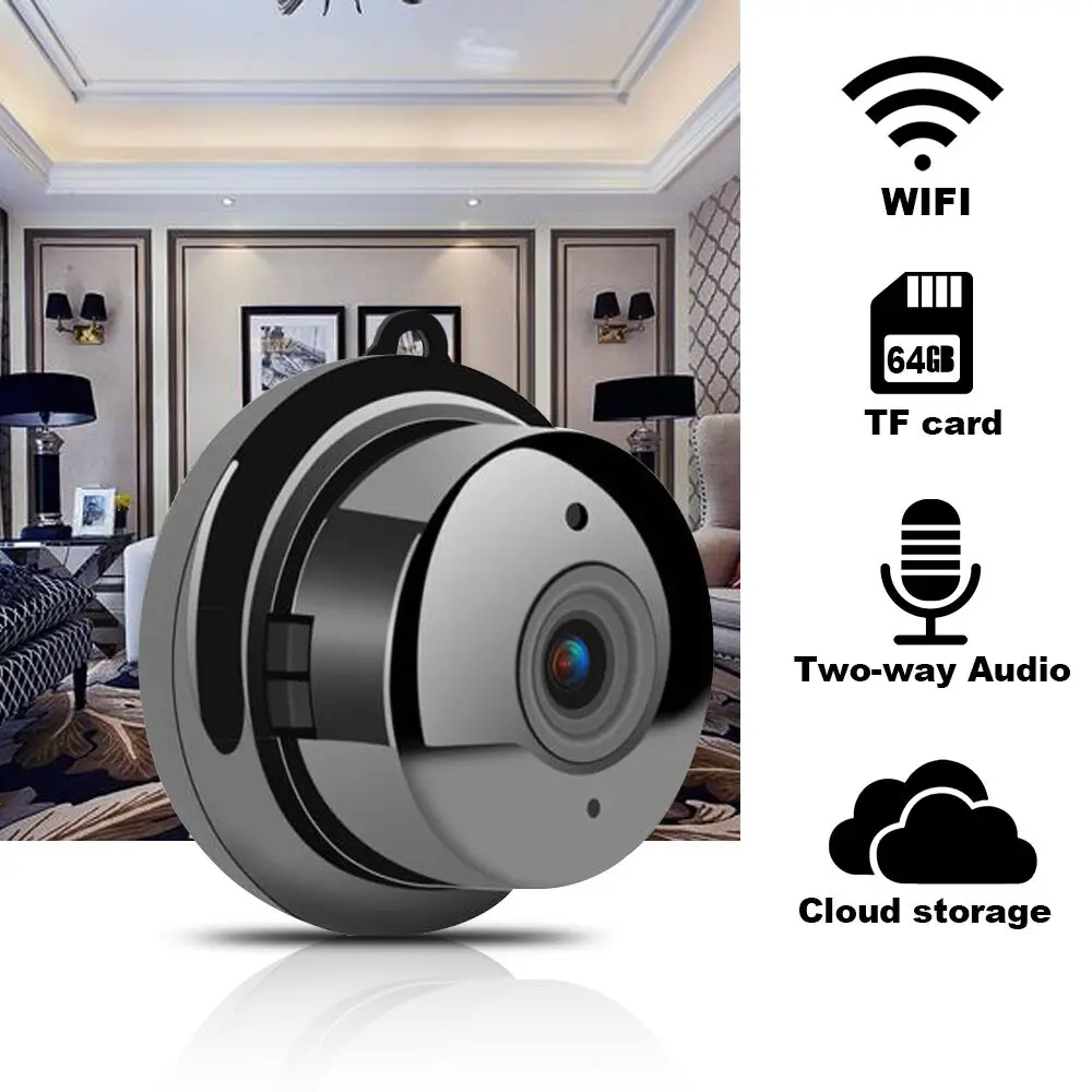 MINI  camera wifi Infrared Night Vision Hidden camera micro IP cameras video surveillance home security Two way audio wireless