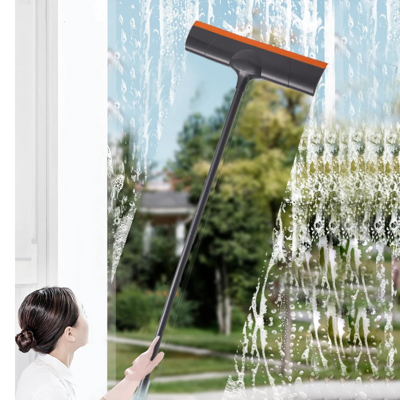 Jesun Multifunction Floor Squeegee TPR Glass Wiper Magic Broom Sweeper Soft Mop Window Squeegee for Tiles Glass Doors Kitchen