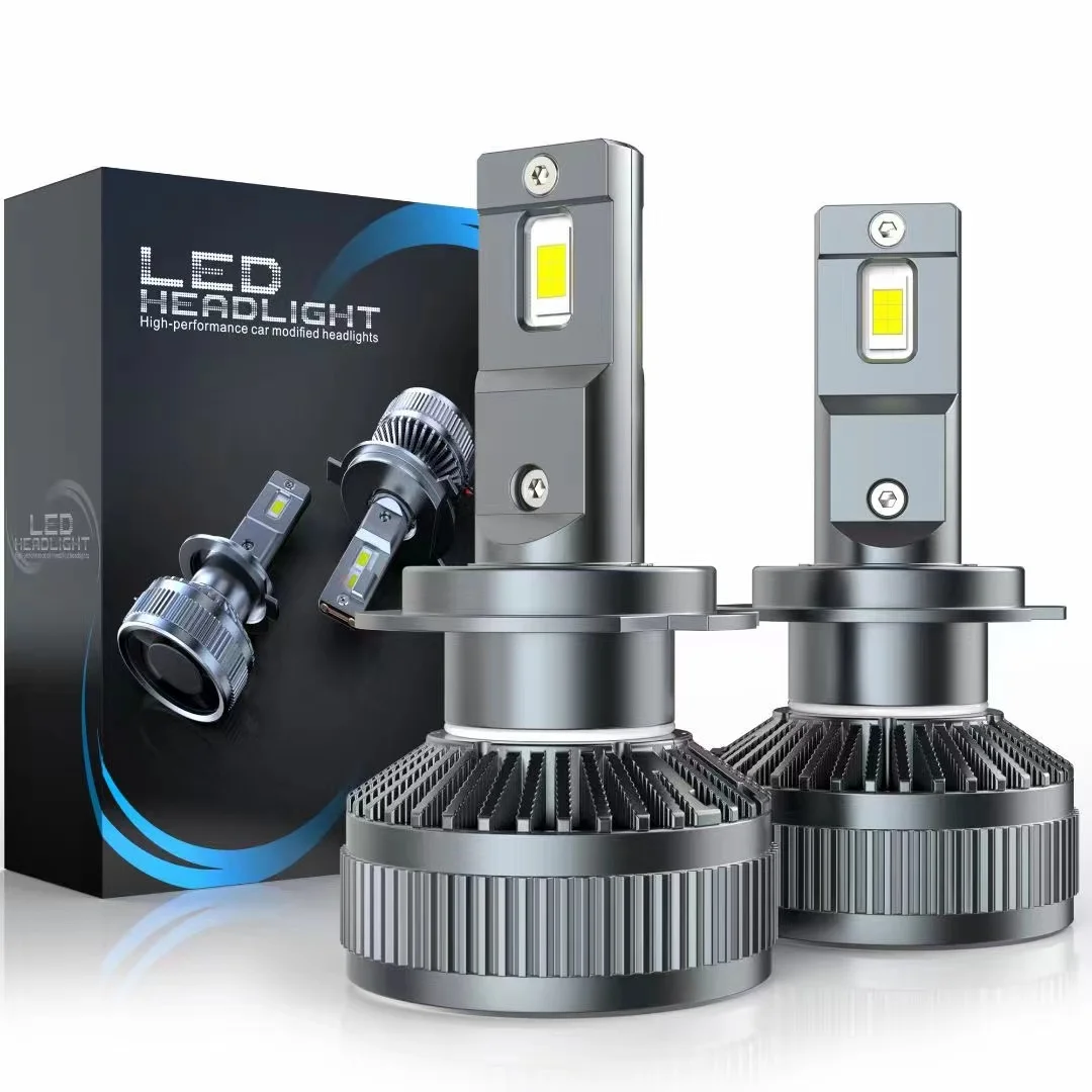 LED Car Front Headlights Bulbs 6000K Fog Lights H1 H7 H11 H3 H13 24V Driving 12V Aluminum High-Quality High Power 130W 12000Lm
