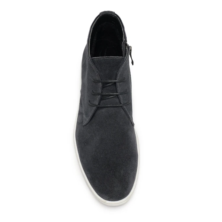 Simonspark High Quality wholesale price pure cow leather comfortable oxford chukka classic male boots for men