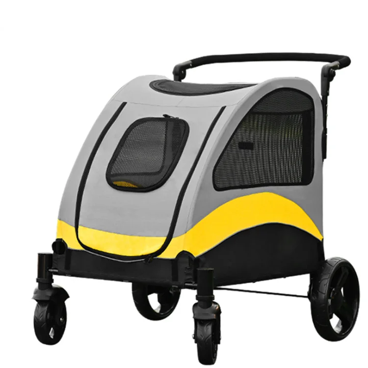 MewooFun Factory wholesale 4 Wheels Pet Stroller Hot Selling Dog Strollers for Medium Dogs