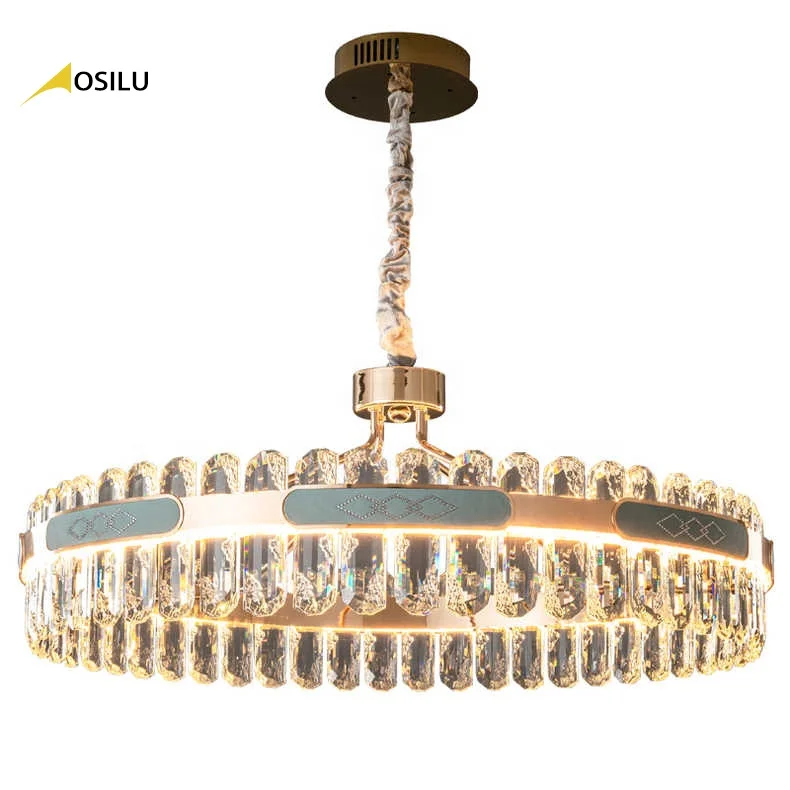New Style Luxury Lighting Fixtures Led Pendant Lights Decorative Modern Crystal Chandelier