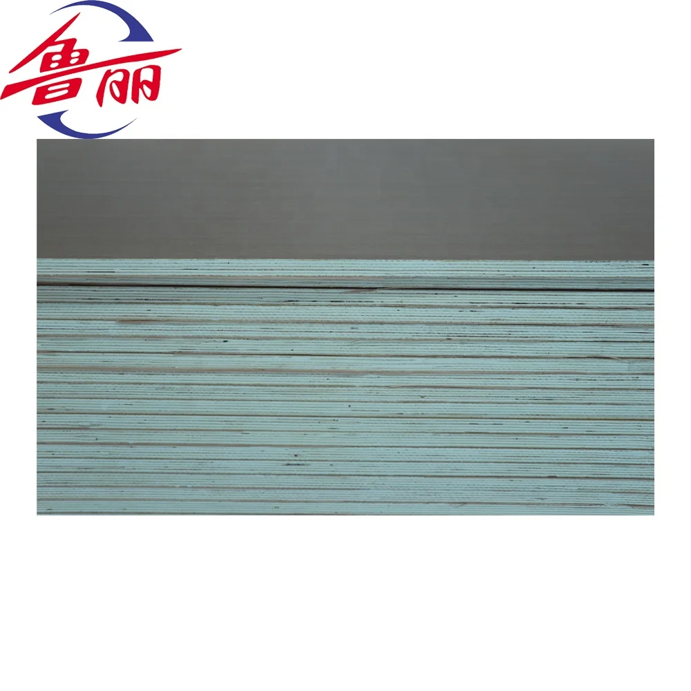 Luli1220x2440mm Wooden/ White Color Double Sides 18 mm Melamine Laminated Plywood