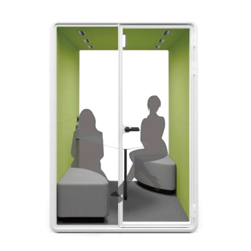 Movable Privacy Hotel Work Place Indoor Prefab Soundproof Meeting Office Pods Soundproof phone Booths