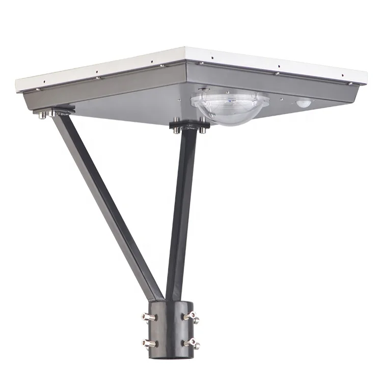 Square Type Solar garden light Waterproof Die casting Aluminum housing post top solar lamp