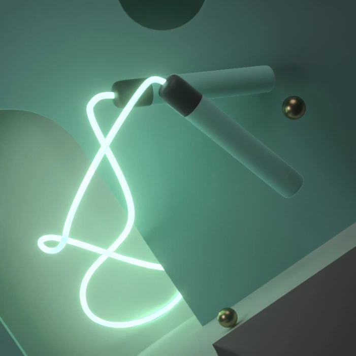 100%Factory Direct New Listing Light Up LED Jump Rope Colorful Glow Skipping Rope for Children and Adults