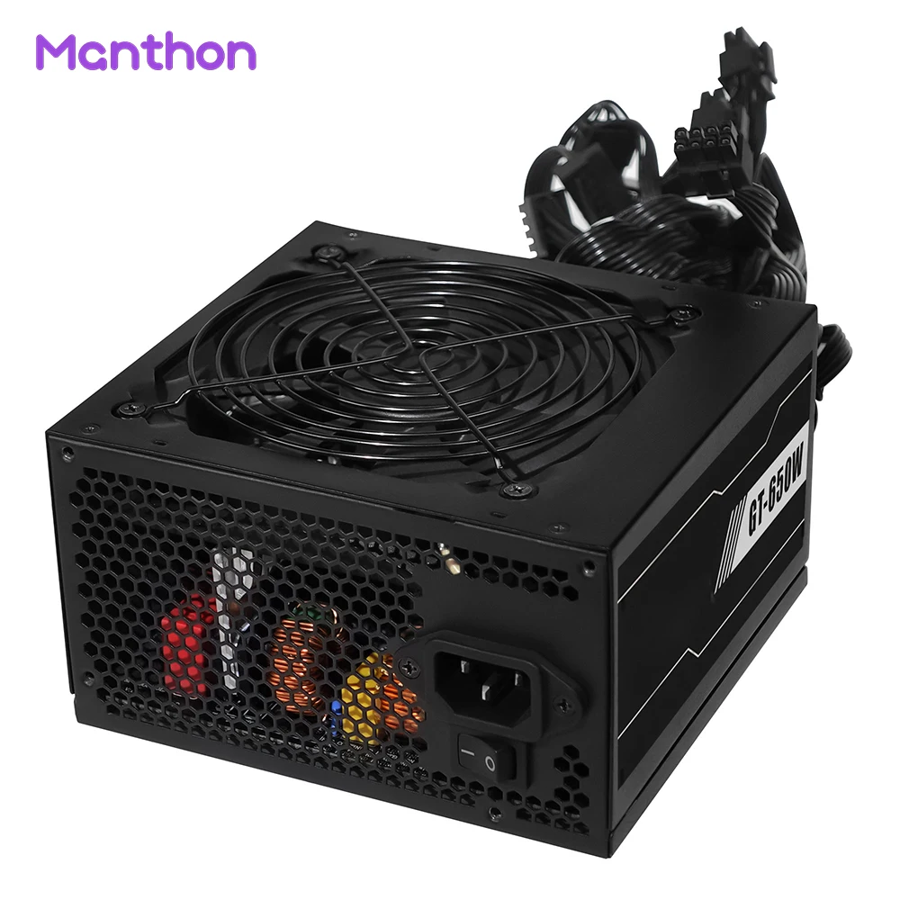 OEM High Quality 650 Watt 80 PLUS Bronze Certified Computer Power Supply Gaming PC Power Supply
