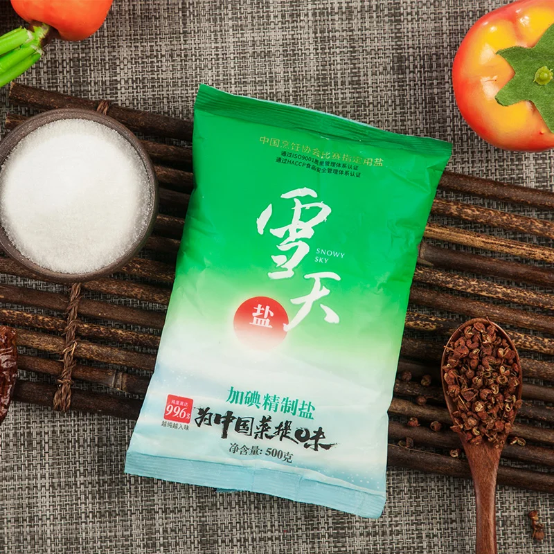 Популярная чистая сушеная вакуумная соль Snow SKY Pdv, рафинированная соль, съедобная