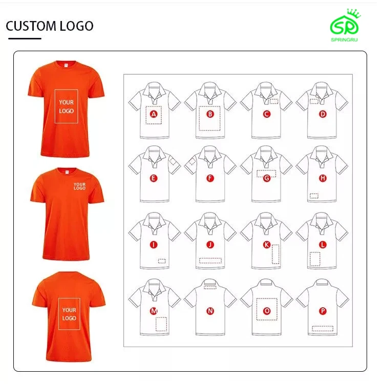 
Wholesale Cheap Custom T-shirt Printing Mens Clothing Polo T Shirt 