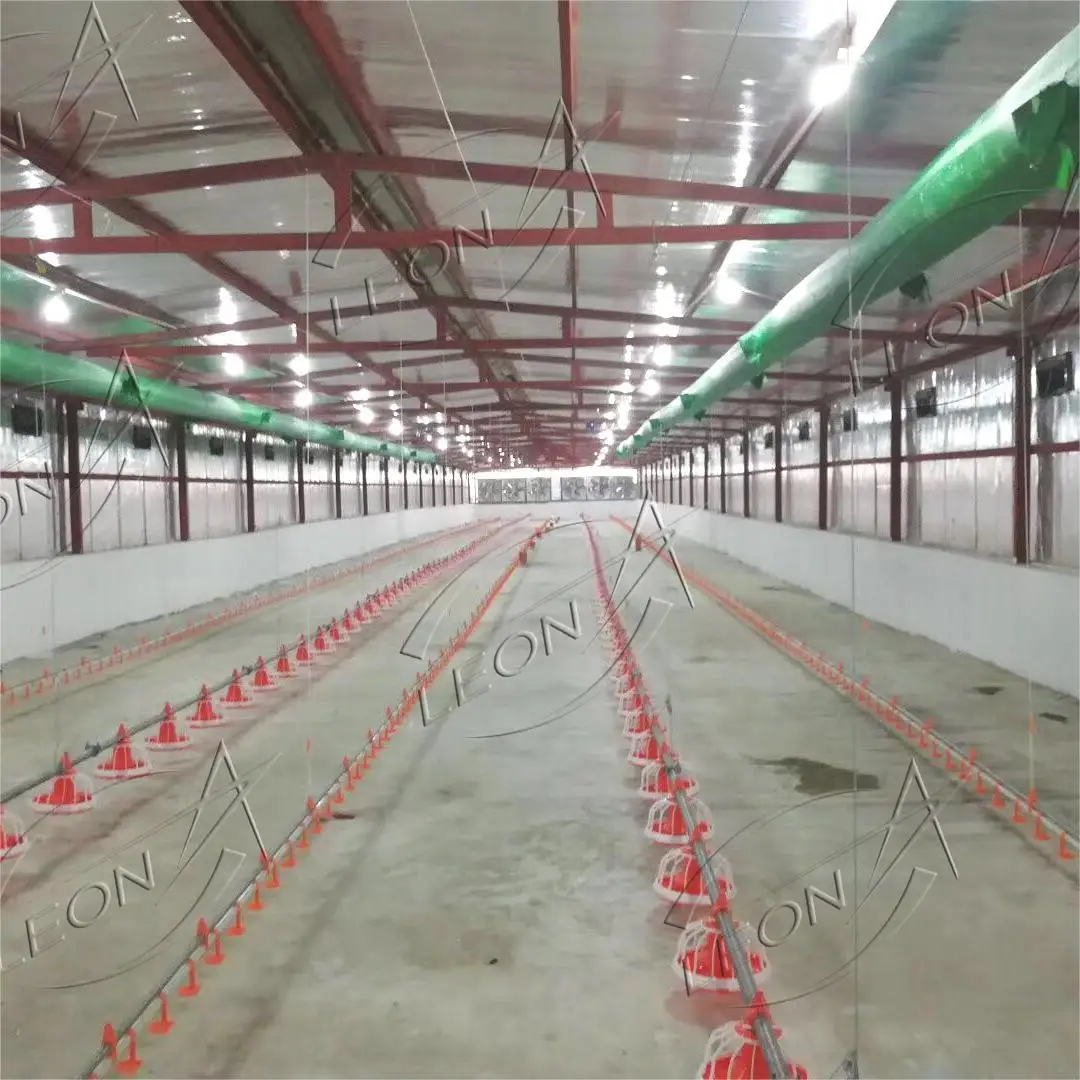 Automatic Poultry Broiler Chicken Animal Plastic Waterer Feeders Pan And Drinking Drinker System for Poultry Broiler Farm