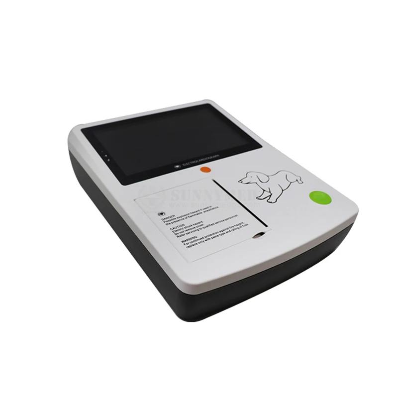 SY-W002 Good Performance Portable Veterinary Electrocardiograph 3 Channel ECG Machine