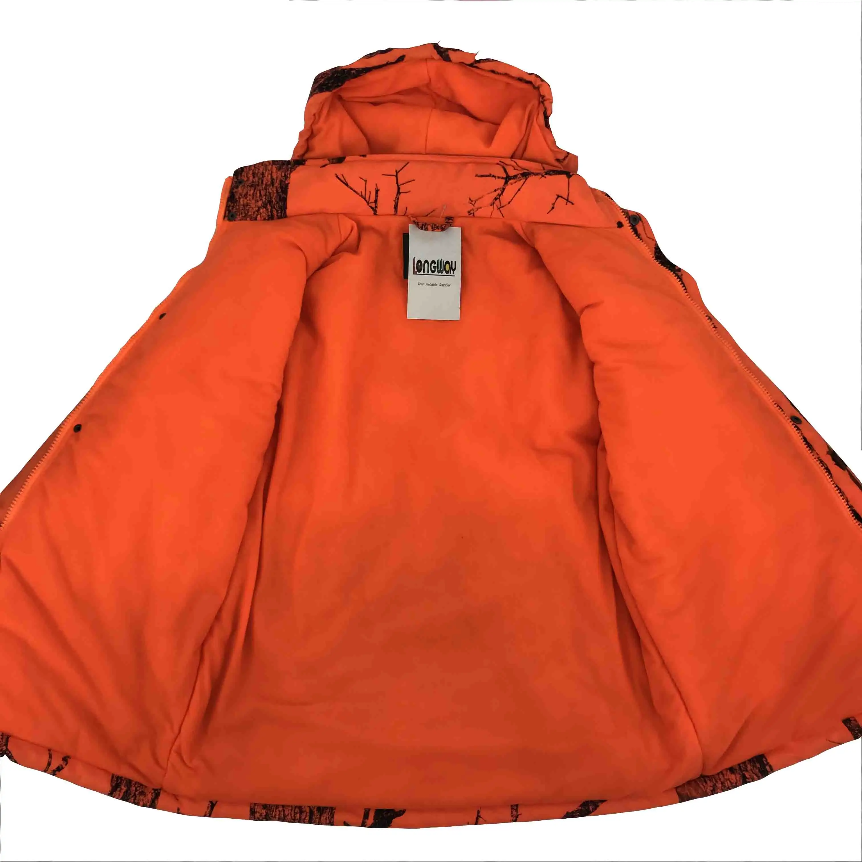 Custom camouflage hunting and fishing clothes jacket waterproof hunting jacket rainproof jacket