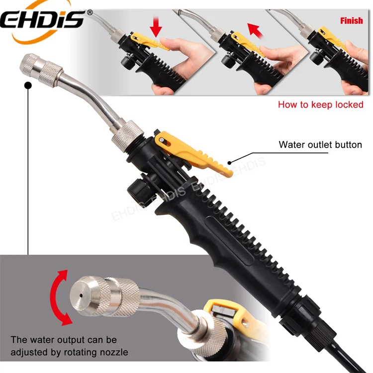 Ehdis High Pressure Spring Hose Car Wash Spray Gun Nozzle