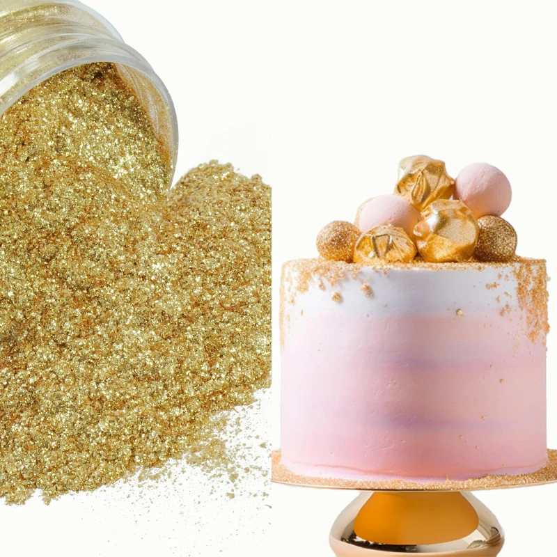 Food Grade Bakery Ingredient Color Mica Powder for Cake Decoration Beverage Cocktail