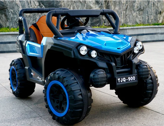 Wholesale China Factory Wholesale Leather Seat 12V Two Motor Remote Control  Kids Ride on  Car