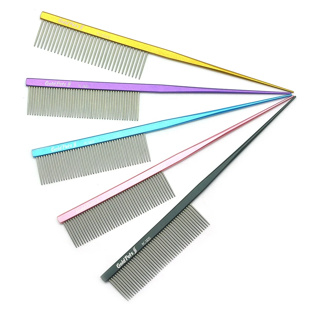 Lorenzo OEM Peine Perro 14g 26x185mm Pet Dog Efficient Hair Stainless Steel Needle For Lice Comb Mascota Peine Pet Comb