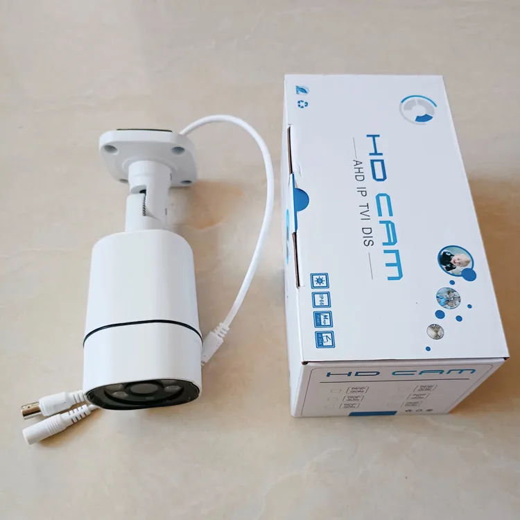 2MP 1080P AHD Warm Lights Color Night Vision CC TV Full Set Security 4 Channel CCTV DVR Camera System