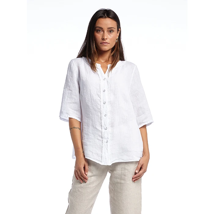 Wholesale Italy Women Shirts Blouses And Tops Blouses Ladies Women Blouses Elegant Women beachwear