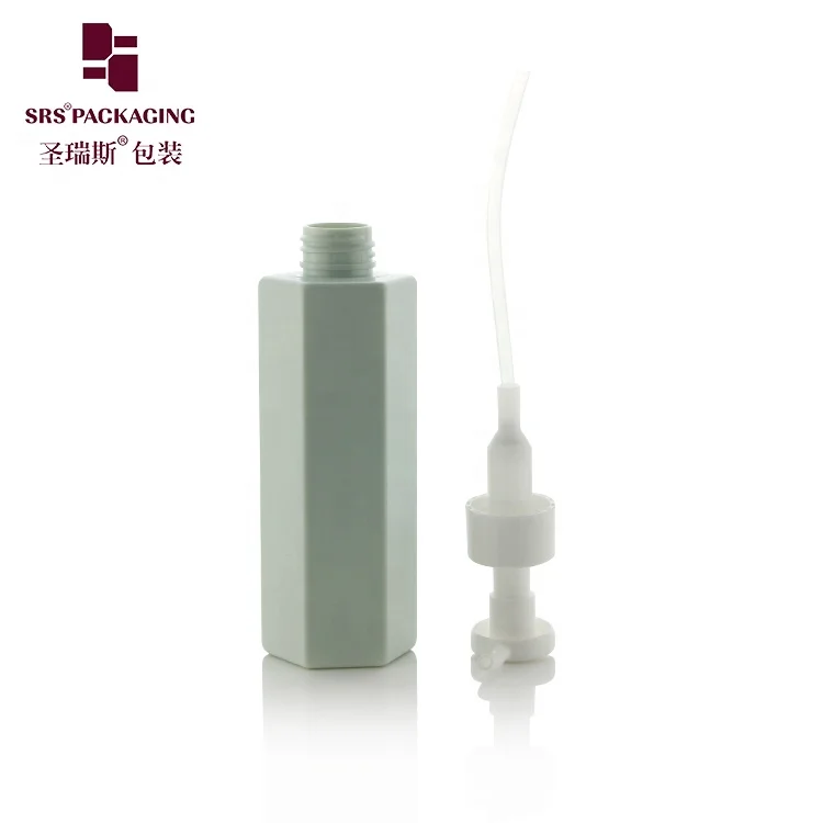 Hexagon Shaped Plastic Bottles For Shampoo 150ml Hexagonal PET Bottle Container For Hair Conditioner