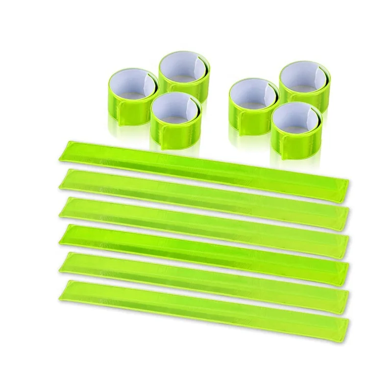 High Visibility Reflectors PVC Reflective Bands,Reflective Slap Bracelet,Reflective Wristband