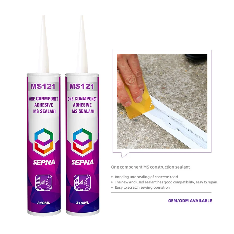 one part 310ml cartridge polyether urethane bonding stainless steel sealant for metal plastic wood glass ceramics
