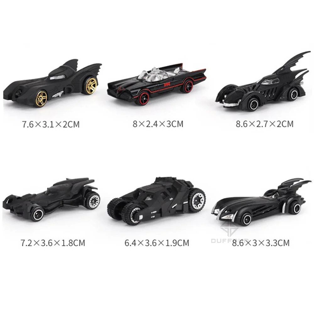 2023 New 1:64 Batmobile Car Chariot Alloy Diecast Scale Metal Collection Cars Model