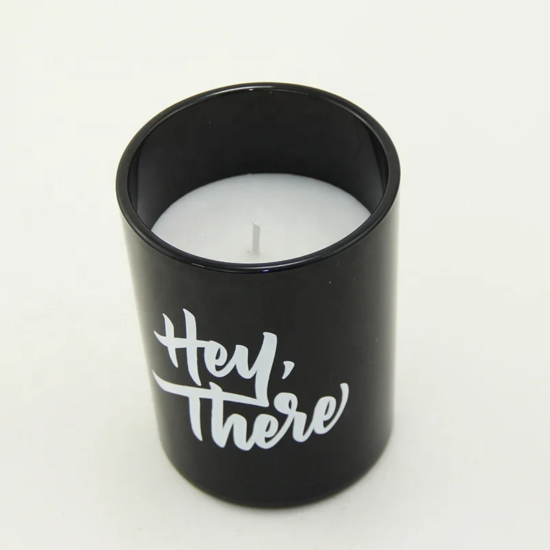 Handmade Candle Natural Fragrance Gift Sets Festival Aromatherapy Vanilla White Glass Cylinder Soy Candles Essential Oil