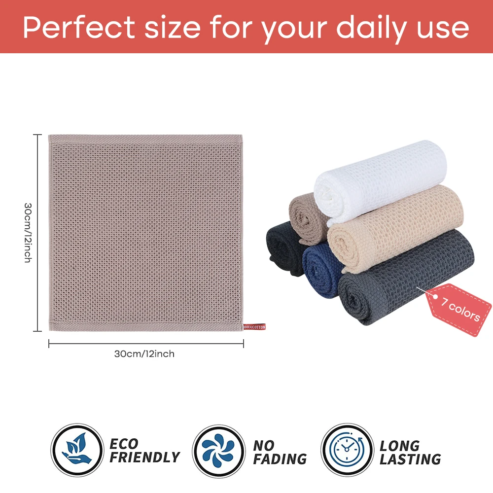 Toallas De Cocina Serviette De Cuisine Cotton Hand Kitchen Towels Cotton Dish Cloths Waffle Kitchen Dish Towels Set For Kitchen