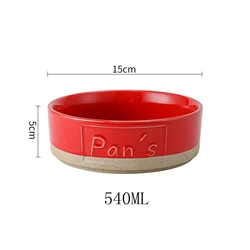 Ceramic Cat Bowl Small Dog Pet Supply Bowls for Cat Bone China Cervical Protect Food Water Cat Bowl