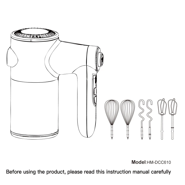 7 speeds control hand blender Hand Mixer dc motor for a hand mixer Usb Food Mixers