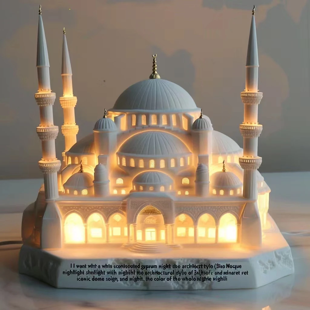 Современная портативная Рождественская лампа без пламени для храма, штукатурка для ладана, гипсовая лампа для Хэллоуина