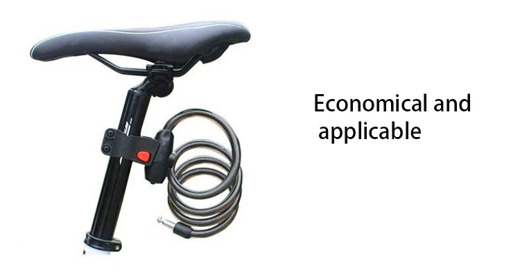 Colorful Anti-breaking  Mountain Bike Lock GANT 5108  Motorbike Key Lock 12mmx1.2m Chain Cable Anti-theft Bicycle Lock