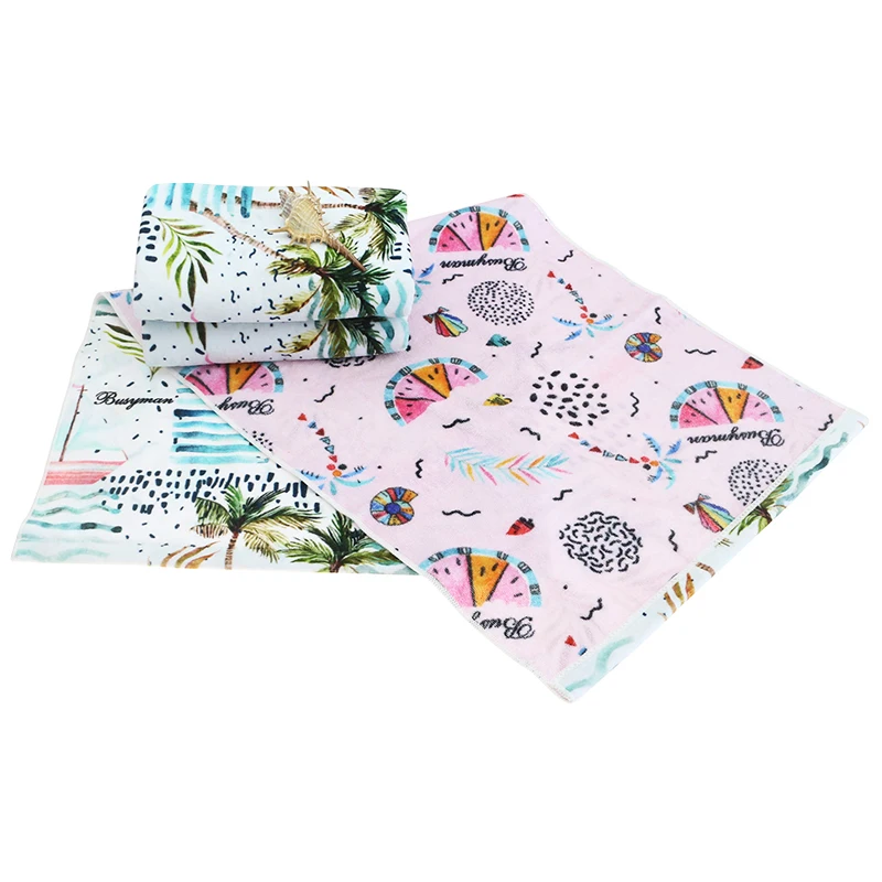 custom 100% cotton sublimation printed commercial kitchen tea towel