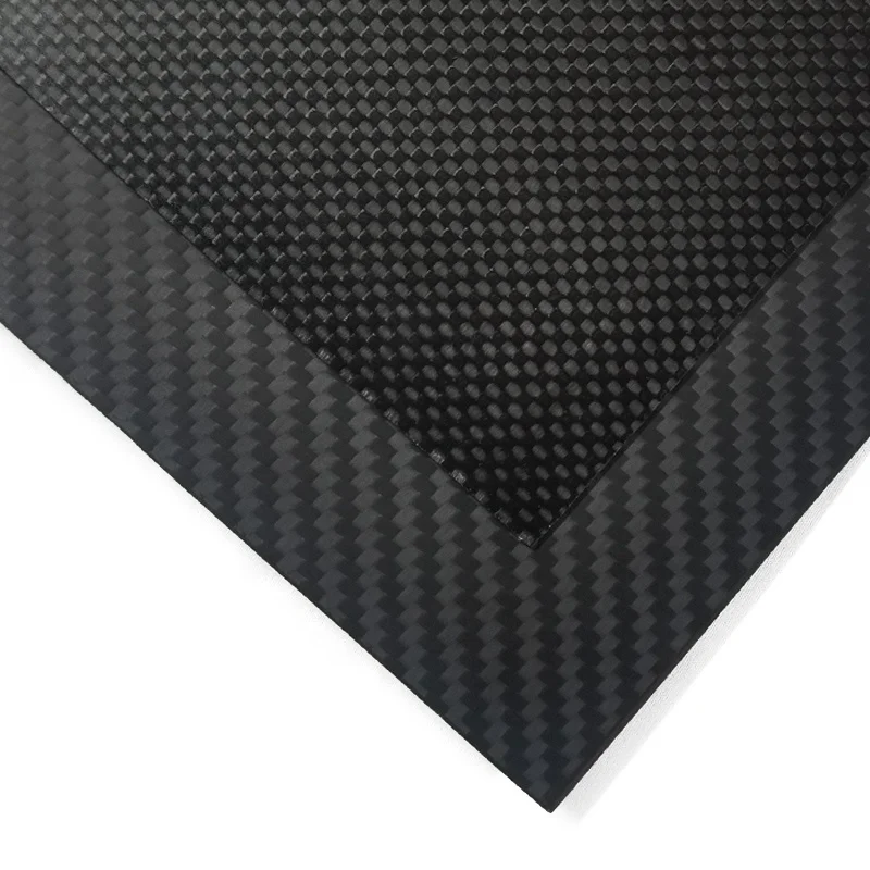 High strength light weight custom sheet 3k twill plain cnc carbon fiber plate