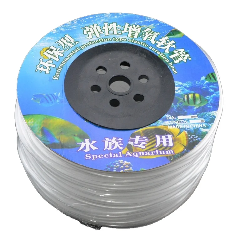 Oxygen Hose Air Bubble Stone Aquarium Fish Tank Pond Pump Tube 4*6mm Food Grade Material Tubes