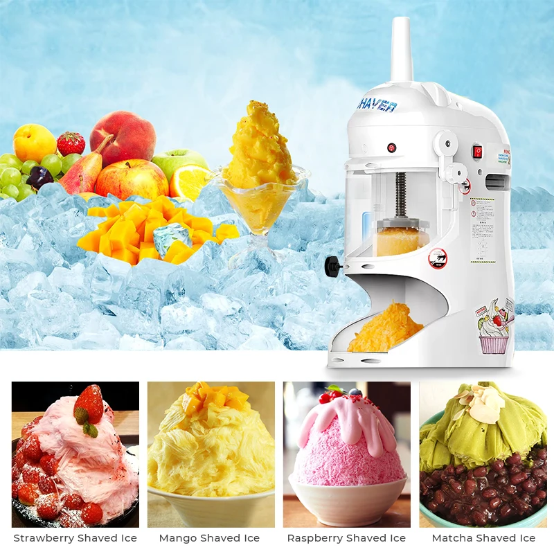 Complete models block ice shaver machine commercial snow High Quality Continuous Ice Machine Snow home ice crusher