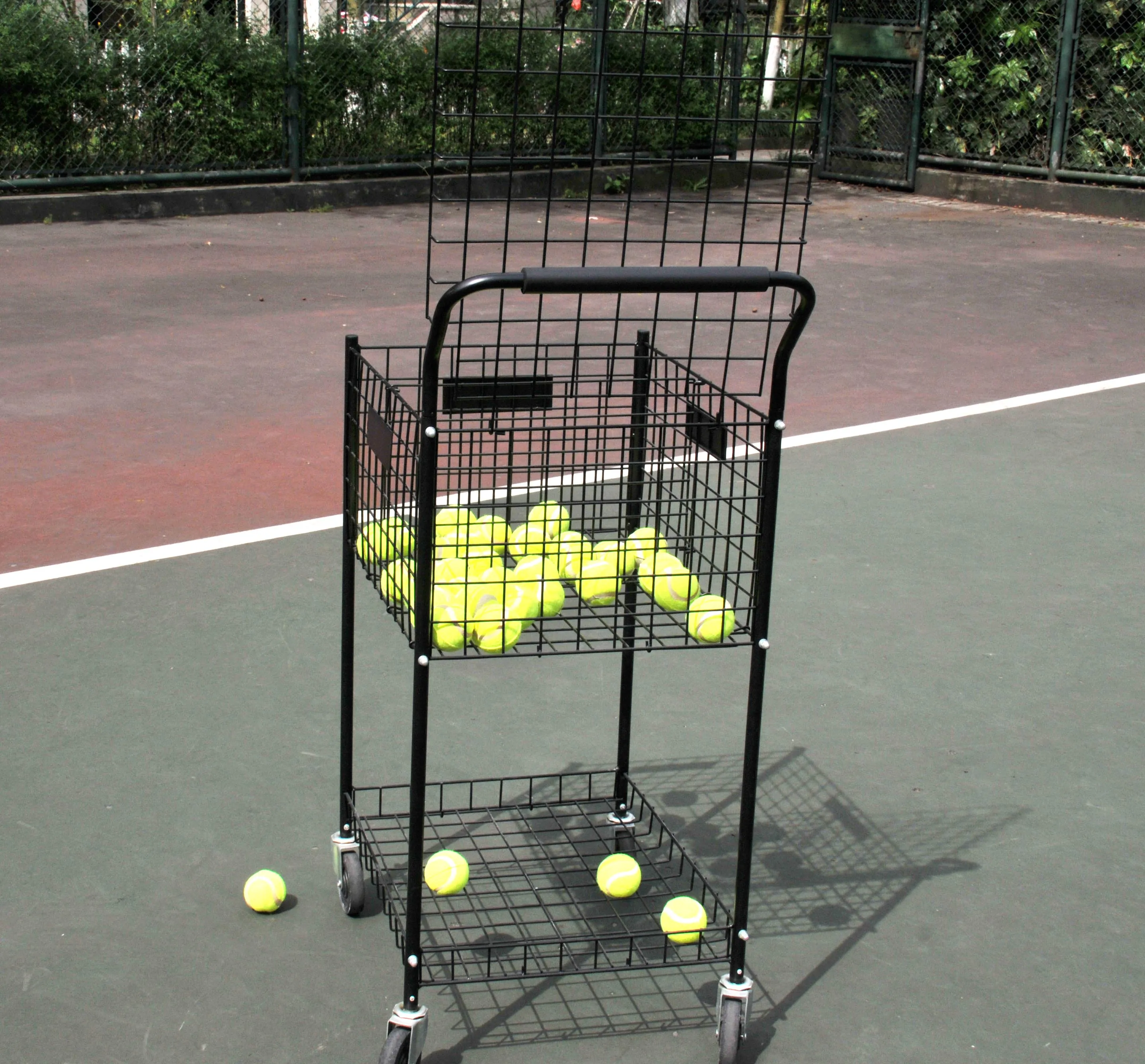 tennis teaching ball carrier ball storage cart holds 325 Balls with 4 wheels
