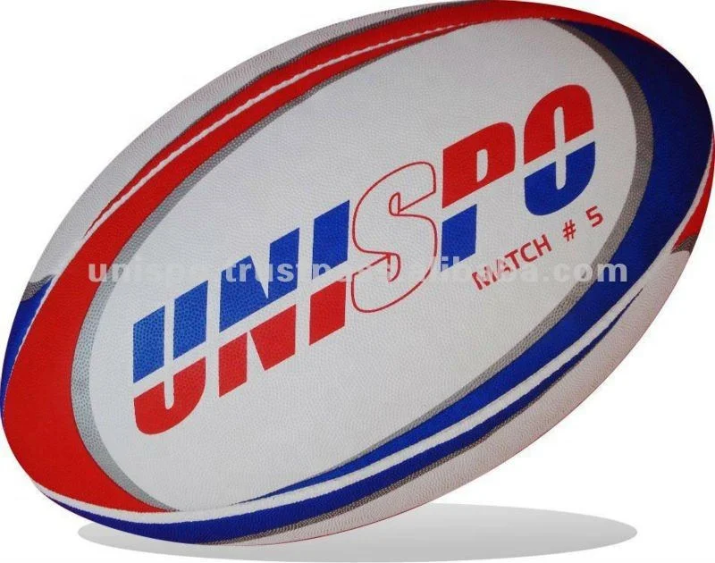 Custom Branded Rugby Ball Fully Hand Sewn with Long Lasting Grip and Bladder for Professional Use