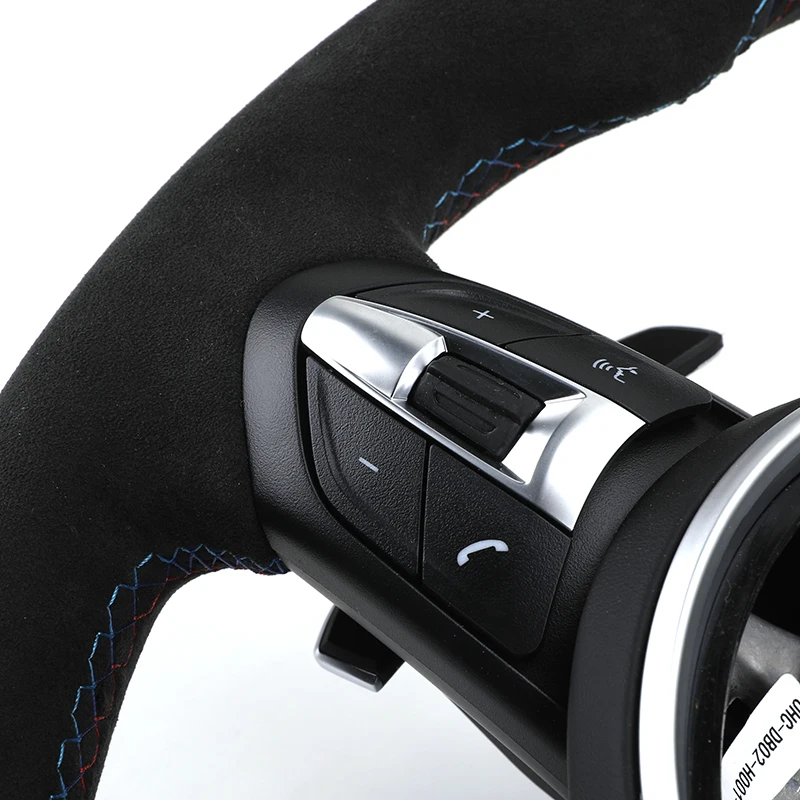 Full Suede Alcantara Leather M Sport Steering Wheel for BMW F10 X3 F25 X4 F26 F30 M3 F80 M4 F82 M2 F87 M5 F90 E83 E70 E88 E90