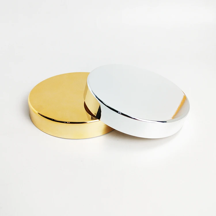 Promotion 89/400 metallic gold+white silver+white plastic screw cap wide mouth bottle lid large quantity in stock fast delivery