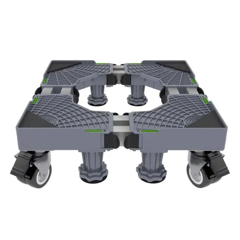 Stainless Steel Freezer Dryer Moving Pulley Universal Wheel Washing Machine Pedestal Base Bracket Stand For Fridge