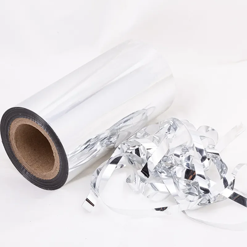 GT Factory Wholesales Custom Plastic Packaging Film Roll Aluminum Silver PET Film metalized PET Film