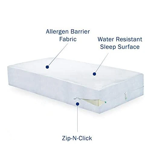 Премиум трикотажный водонепроницаемый чехол с защитой от клопов на 360 градусов матрас с застежкой-молнией