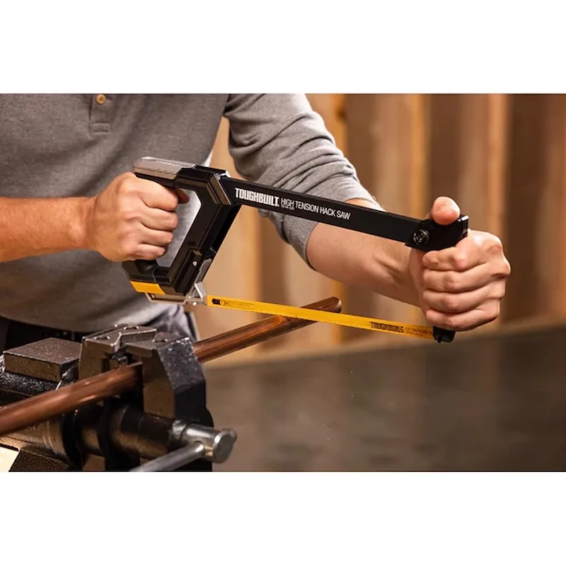 TOUGHBUILT Handheld Steel Saw TB-H4-22H Saw bow, manual saw blade,metal cutting saw frame  saw household small handheld