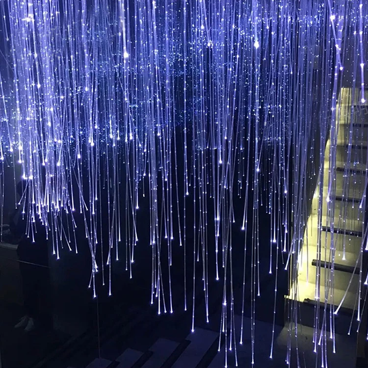 LED color fiber optic light waterproof KTV home theater bedroom restaurant bar ceiling starry sky dynamic decorative light