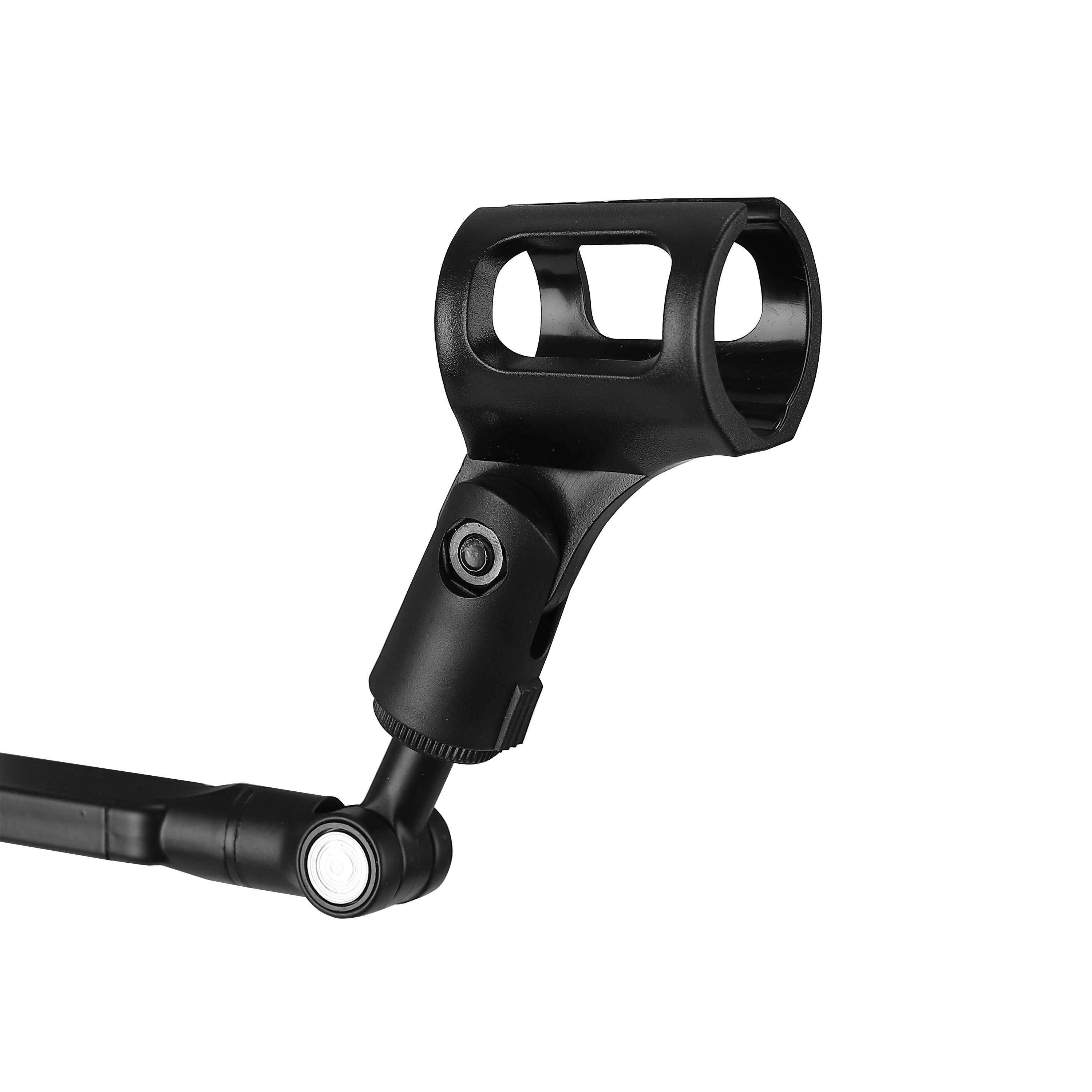 Регулируемая настольная стойка для микрофона-Точный Алюминиевый зажим с плавным контролем высоты стабильность вещания студийного использования