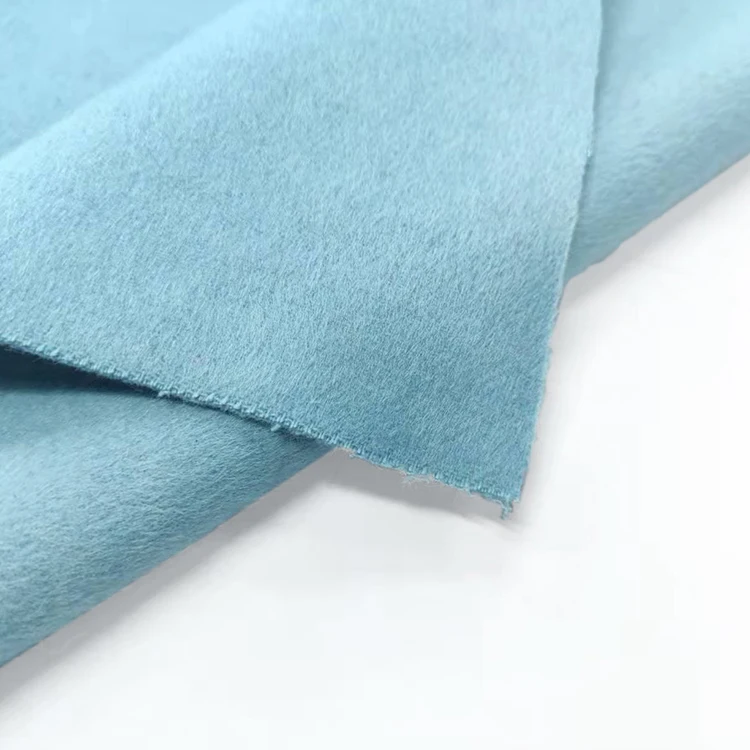 100% polyester flannelette woven fabric wholesale for blanket overcoat sweater