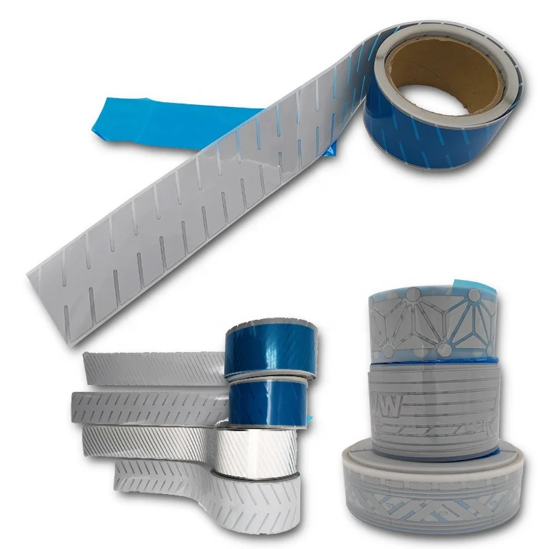 HA6510 High visibility segmented silver reflective heat transfer film reflex tape