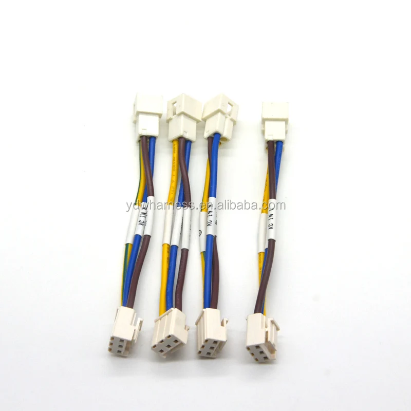 Customized Length 3.96 Mm High Temperature Resistant Cable Wire Harness  For Fan Assembly
